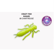Силіконова приманка Crazy Fish Kasari 1" 52-27-6-7 креветка+кальмар