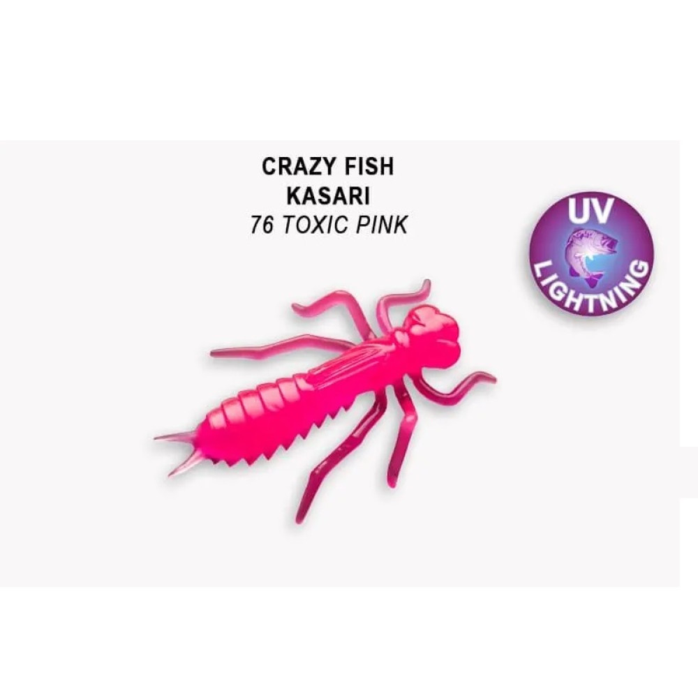 Силіконова приманка Crazy Fish Kasari 1" 52-27-76-7 креветка+кальмар