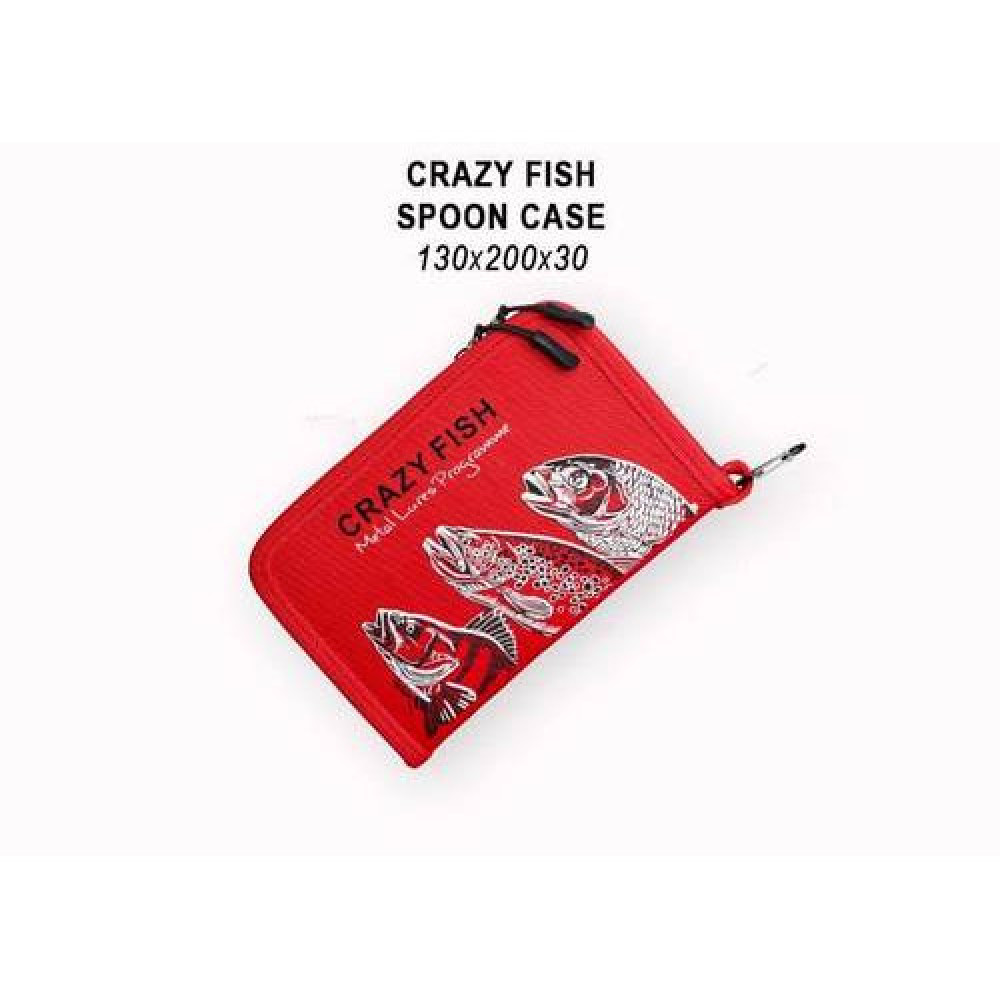Гаманець для блешень 13х20х3 Crazy Fish Spoon Case (Red)