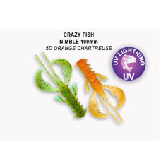 Силіконова приманка Crazy Fish Nimble 4" 43-100-5d-6-V кальмар