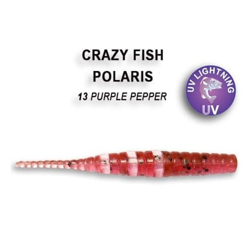 Силіконова приманка Crazy Fish Polaris 1.8" 5-45-13-4 креветка