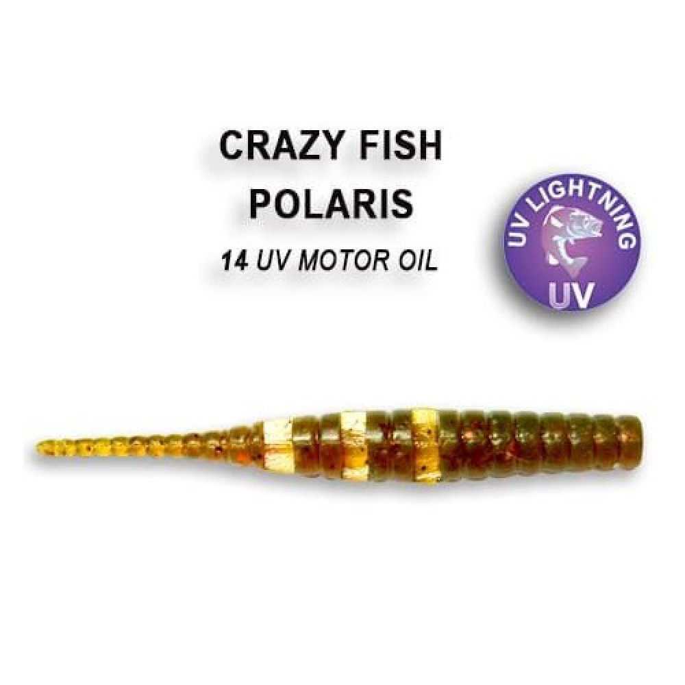 Силіконова приманка Crazy Fish Polaris 1.2" 61-30-14-6 кальмар