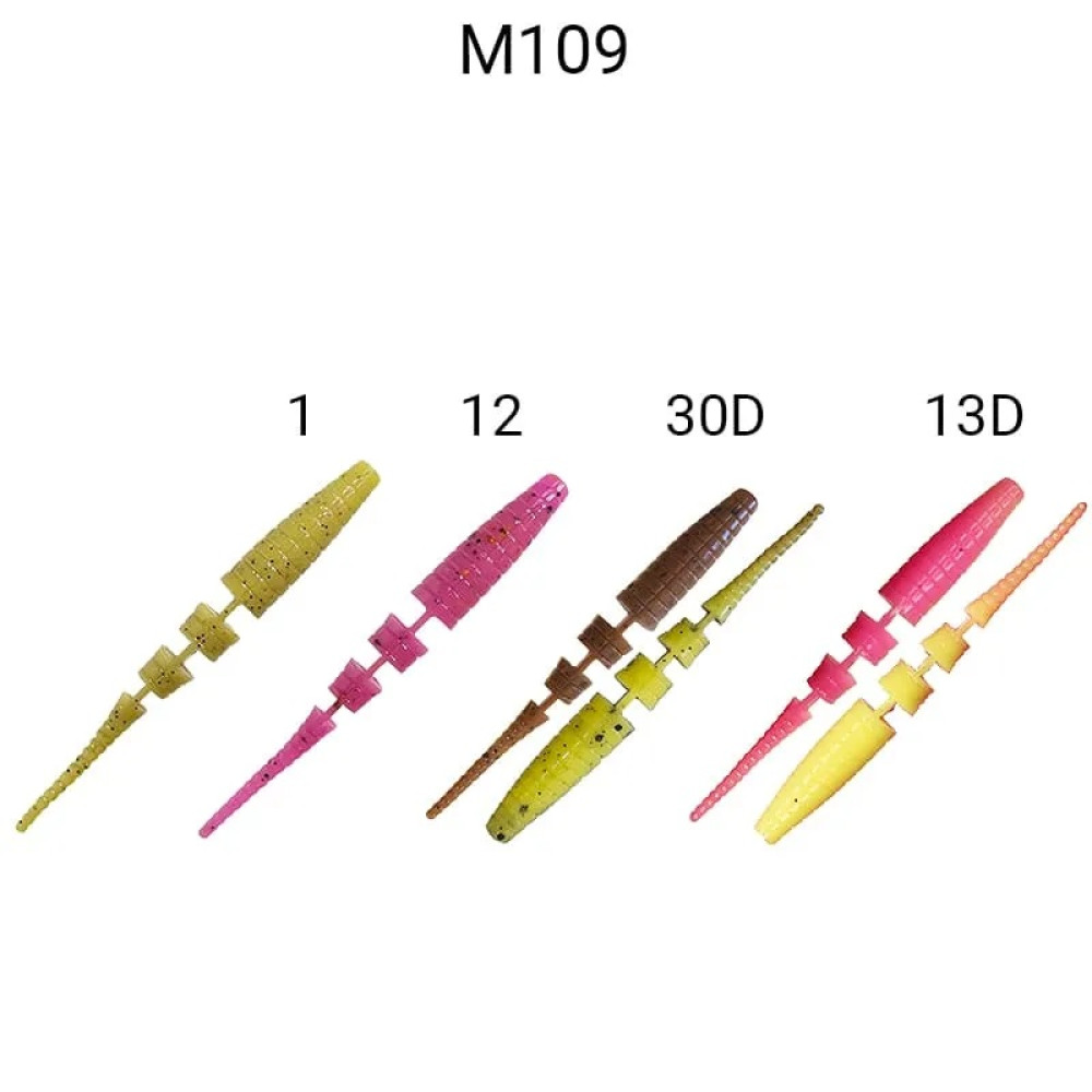Силіконова приманка Crazy Fish Polaris 3" 24-68-M109-6-F кальмар