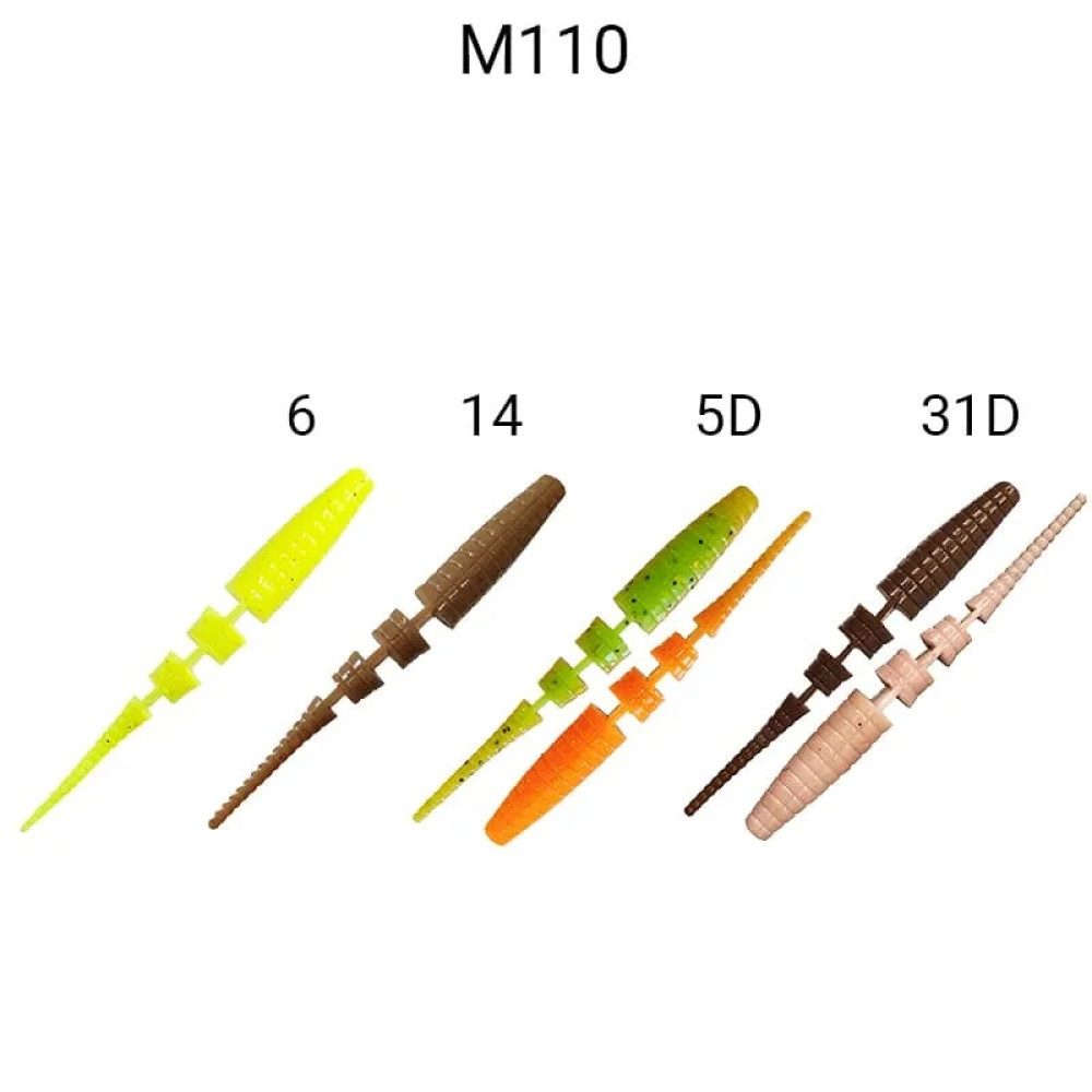 Силіконова приманка Crazy Fish Polaris 3" 24-68-M110-6-F кальмар