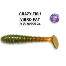 Силіконова приманка Crazy Fish Vibro fat 2.7" 1-71-14-6 кальмар