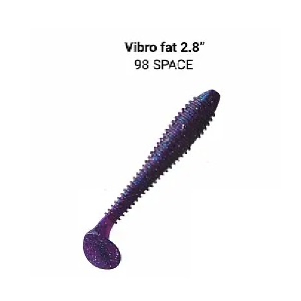 Силіконова приманка Crazy Fish Vibro fat 2.7" 1-71-98-6 кальмар