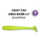 Силіконова приманка Crazy Fish Vibro worm 3.4" 12-85-6-6 кальмар