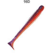 Силіконова приманка Crazy Fish Vibro worm 3.4" 13-85-98d-6 кальмар