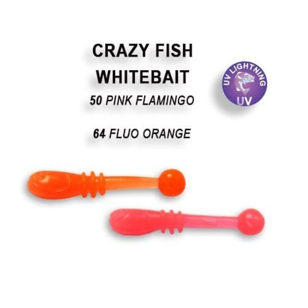 Силіконова приманка Crazy Fish Whitebait 0.8" 16-20-50/64-1 анис
