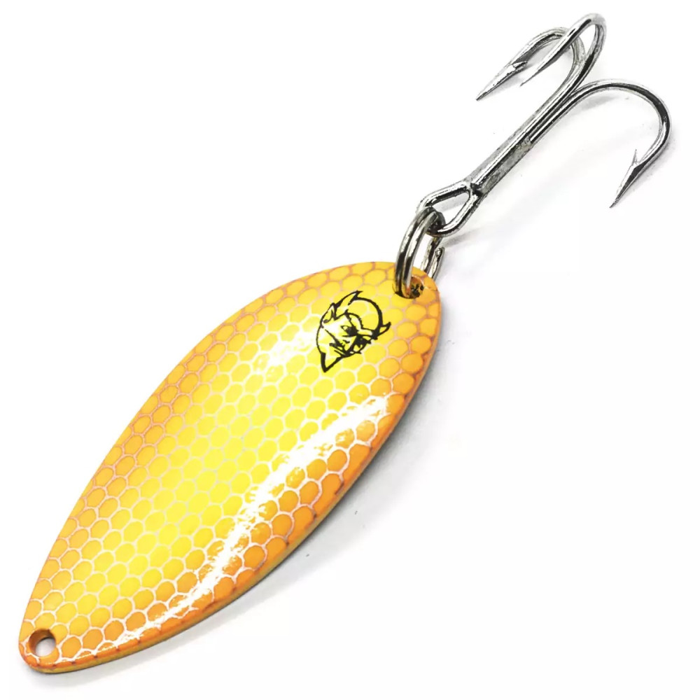 Блешня коливаюча Dardevle Devle Dog King 65mm 21g #Scale Chrt w/Flo Grn Sides