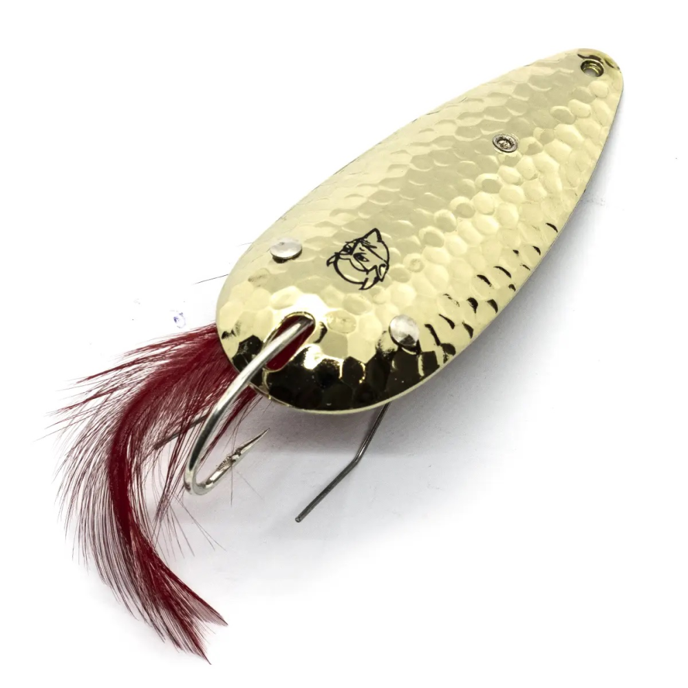 Блешня коливаюча Dardevle Weedless 70mm 21g #Hmrd Brass