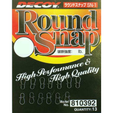 Застібка Decoy Round Snap 000, 12lb, 13 шт