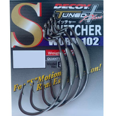 Гачок Decoy S-Switcher Worm 102 3/0, 5шт