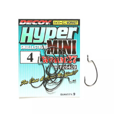 Гачок Decoy Worm 27 Hyper Mini #04, 9 шт/уп