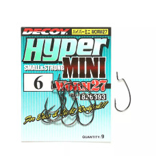 Гачок Decoy Worm 27 Hyper Mini #06, 9 шт/уп