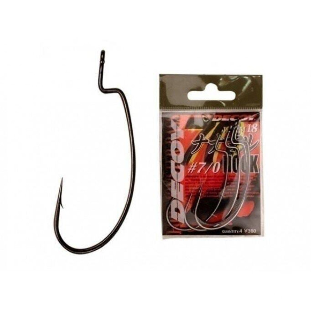 Гачок Decoy Hook Worm 18 #6/0, 4шт