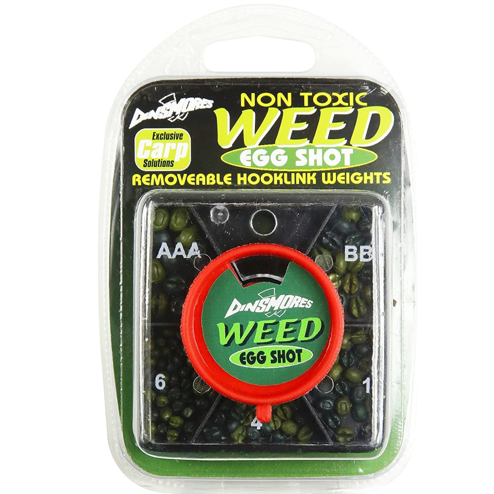 Набір грузил Dinsmores WEED GREEN EGG SHOT 5 COMP D7121