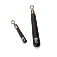 Грузило вольфрамове чорне "Дроп-шот" Дніпро-свинець" (1шт) 2,7гр