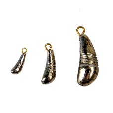 Грузило вольфрамове "Личинка" Дніпро-свинець" (2шт) 0,35гр