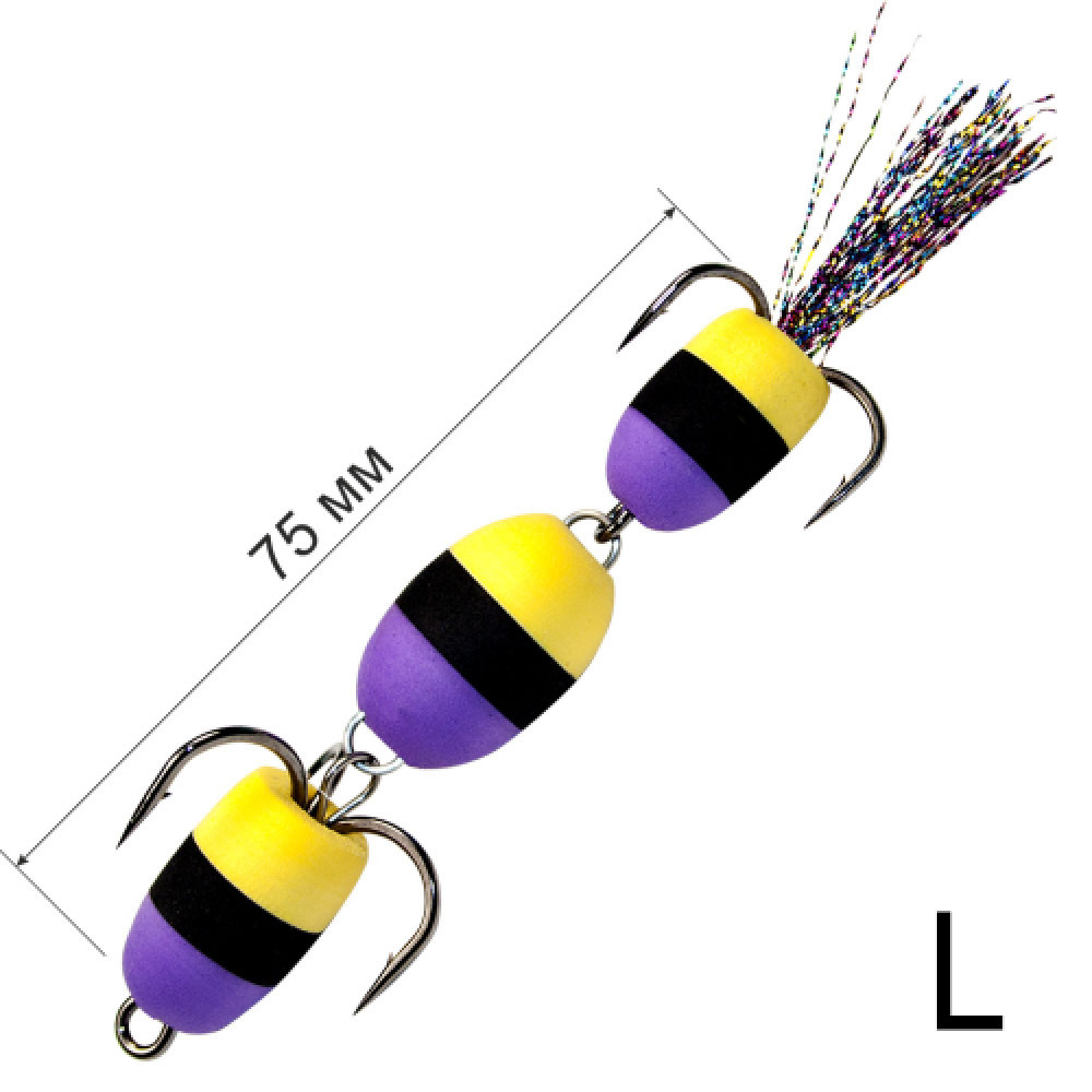 Мандула "Дніпро-Свинець" L - 75 мм (108 колір)