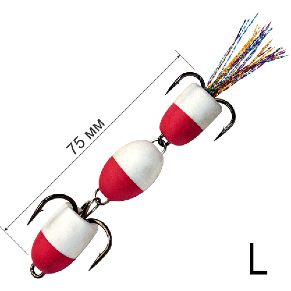 Мандула "Дніпро-Свинець" L - 75 мм (110 колір)