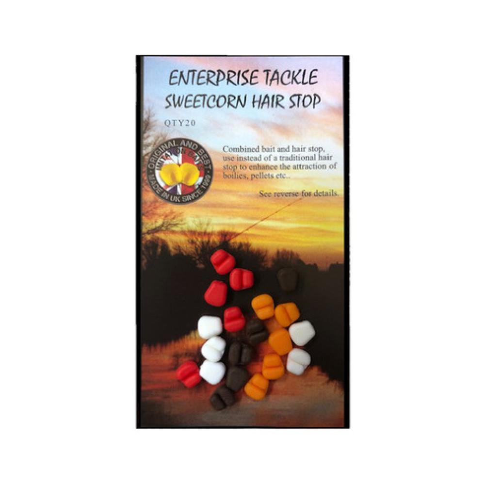 Стопори для бойлів у вигляді кукурудзи Enterprise Tackle ET55MSC SWEETCORN HAIR STOP MINI MIXED COLOURS