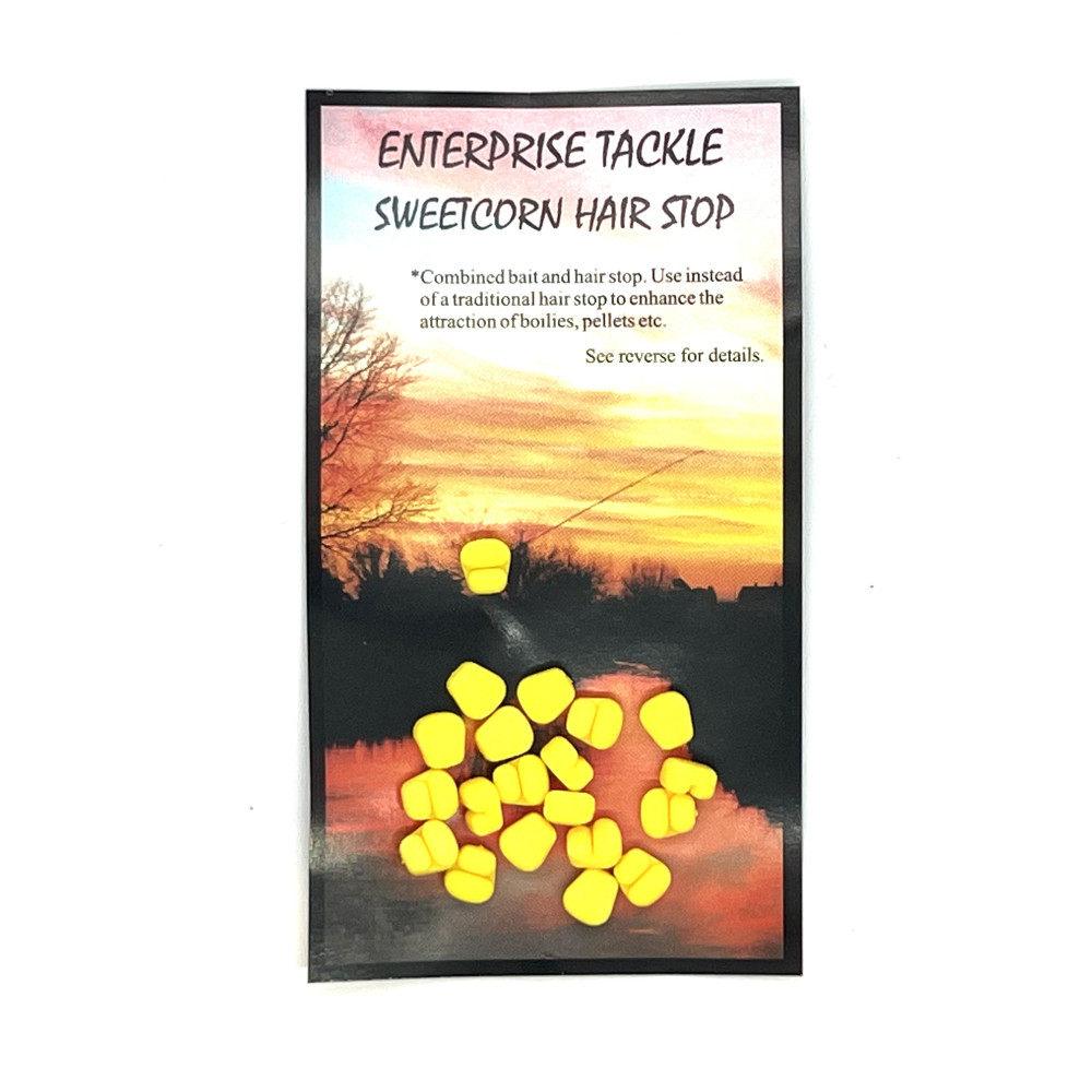 Стопори для бойлів у вигляді кукурудзи Enterprise Tackle ET55MY SWEETCORN HAIR STOP MINI YELLOW