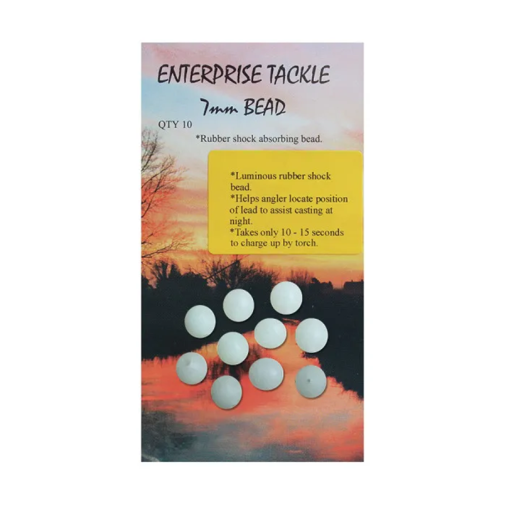 Намистини люмінісцентні Enterprise tackle 7mm LUMINOUS BEAD, ET10L