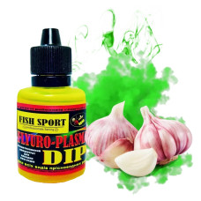 Діп Fish Sport Dip fluoro-plasma (Ефект Флюоро дим) Часник 30мл 