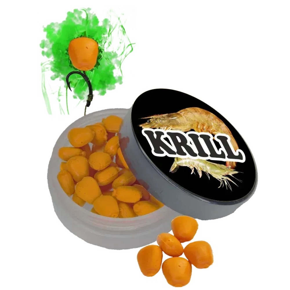 Кукурудза желейна Fish Sport ПИЛІК (эфект флюоро дим) Криль 10мм