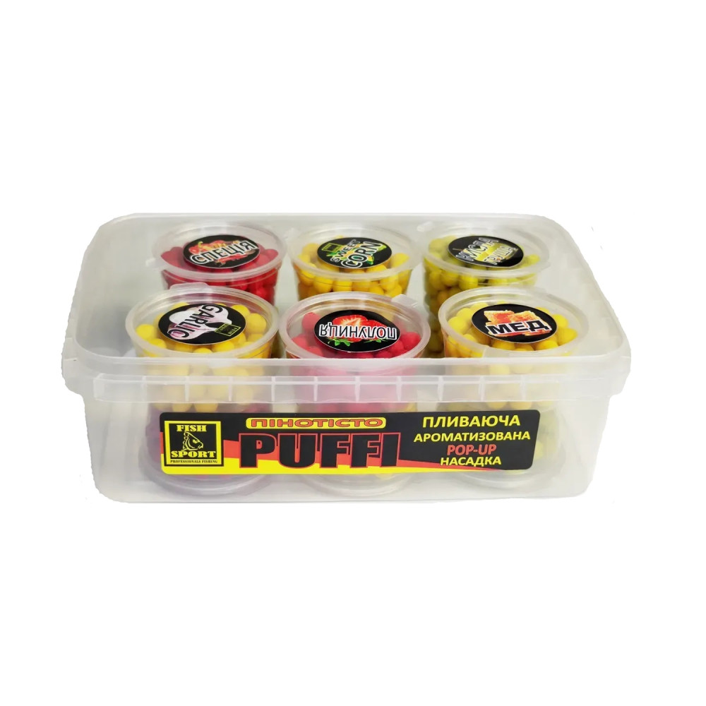 Набір насадок Fish Sport Пінотісто PUFFI 12шт