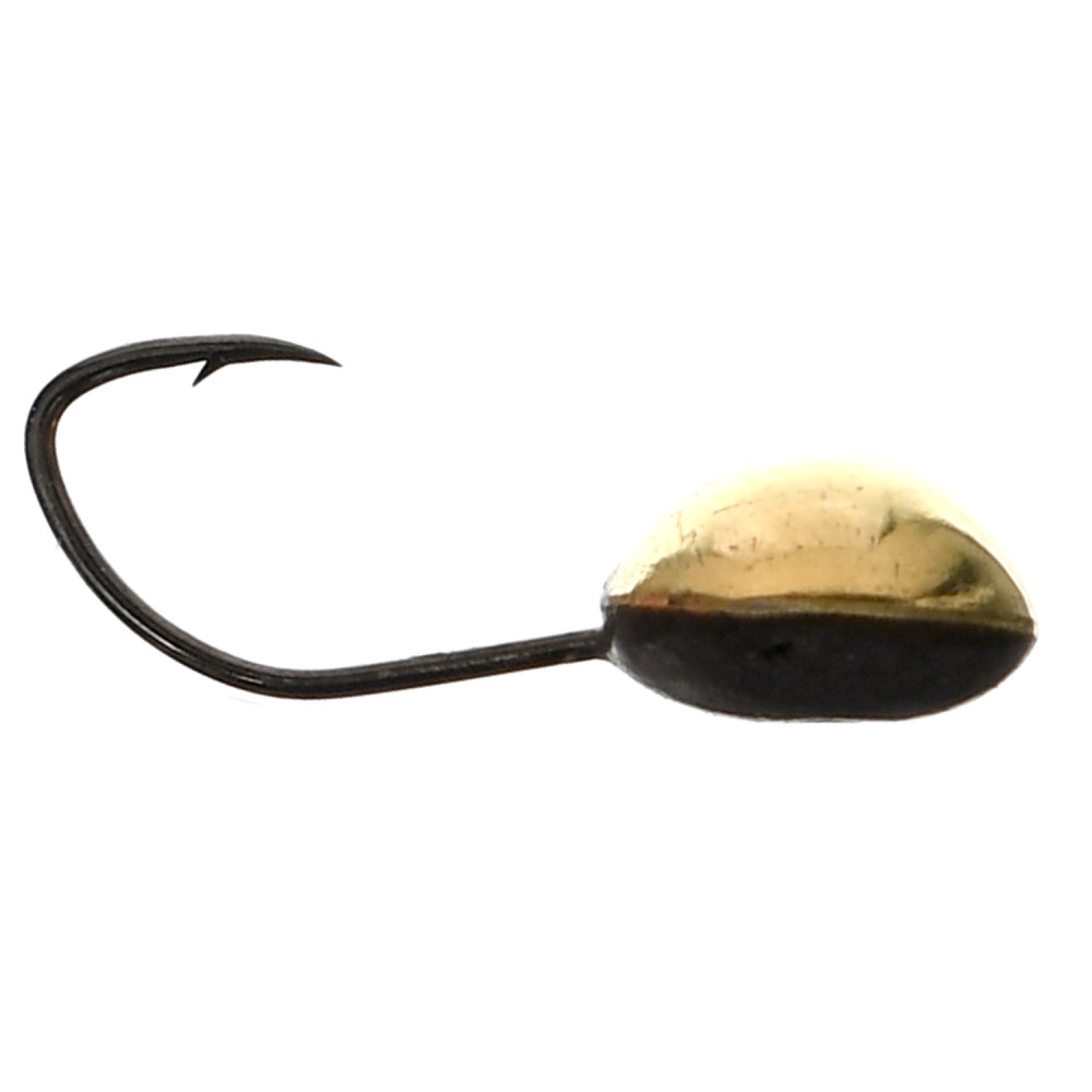 Мормишка літня паяна "Карась-вічко" №5 AJI BN#6 латунь, KSV5-AJ6B-G