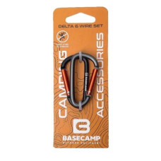 Набір алюмінієвих сервісних карабінів Delta 6 Straight Set (2 шт) BCP 61415 BASECAMP