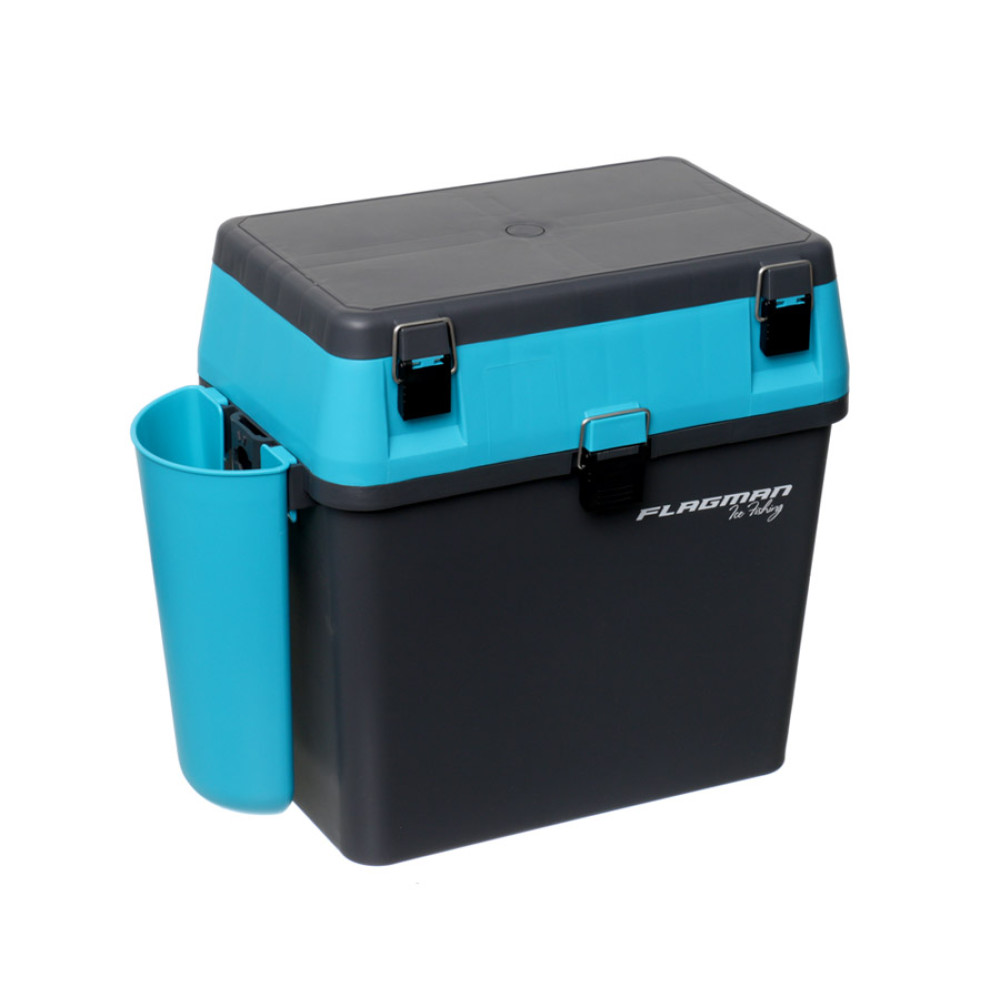 Ящик зимовий Flagman висота 38см з кишенею для вудок, F32700