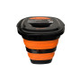 Відро Forrest силіконове з кришкою Collapsible Bucket with cover 19L Orange, FCB19O-C