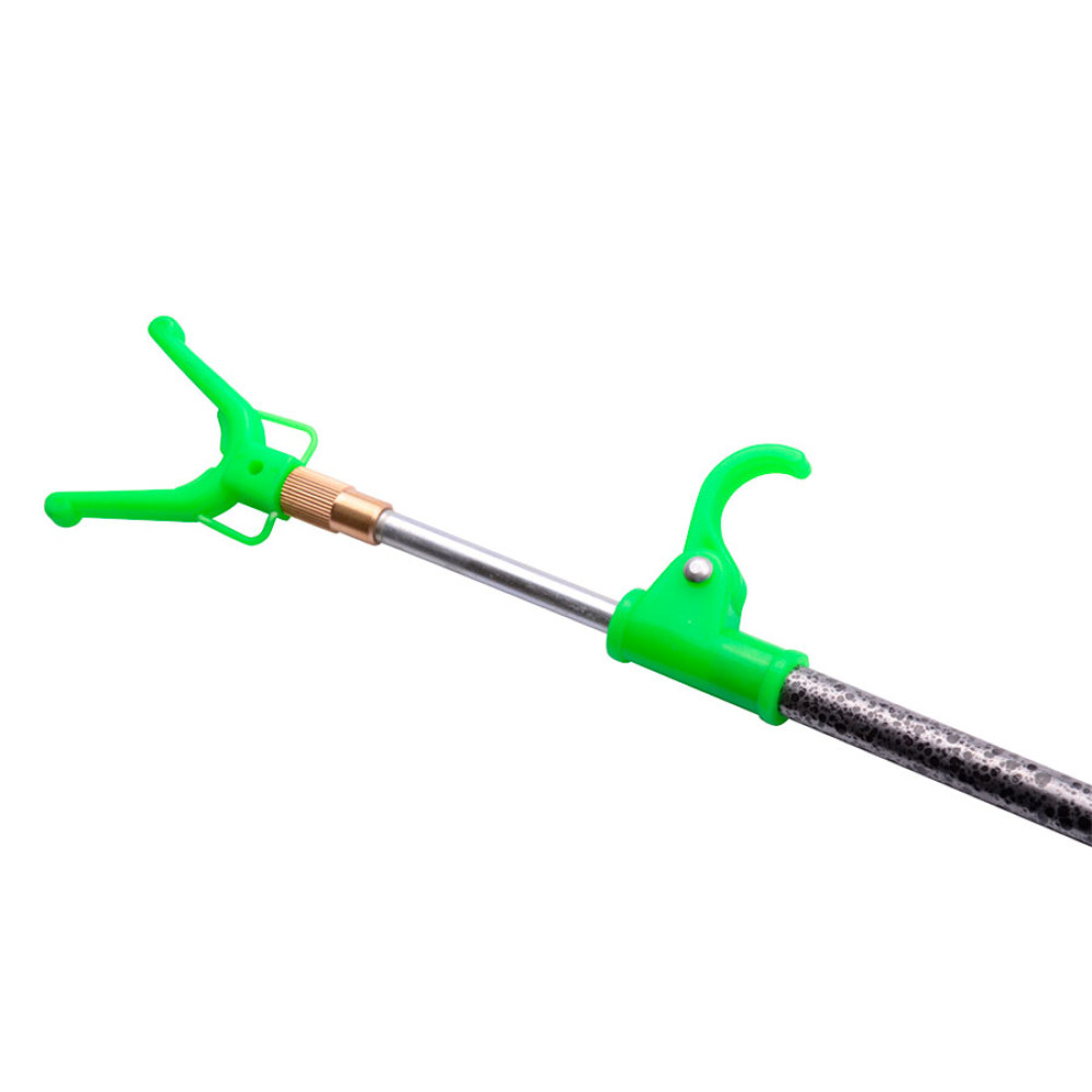 Підставка теле для вудлища метал. 150 см (чорна/салатова)