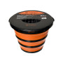 Відро Forrest силіконове з кришкою Folding Bucket with cover 10L Orange, FFB10O-C