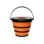 Відро Forrest силіконове з кришкою Folding Bucket with cover 10L Orange, FFB10O-C