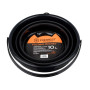 Відро Forrest Folding bucket силіконове складне чорне 10л, FFB10 Black