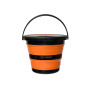 Відро Forrest силіконове з кришкою Folding Bucket with cover 5L Orange, FFB5O-C