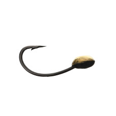 Мормишка літня паяна "Короп-Окуневе око" №33 Curved Shank BN #6 латунь, KPO33-CS6B-G 