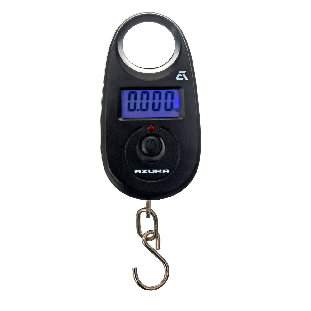 Ваги електронні Azura Mini Fish Scale color Black 25kg 55lb, AMFS-B