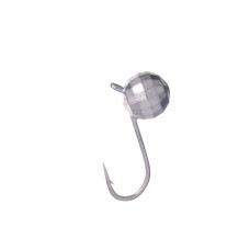 Мормишка вольфрамова Flagman Куля з вушком гран. d=4мм, срібло, P0840-2
