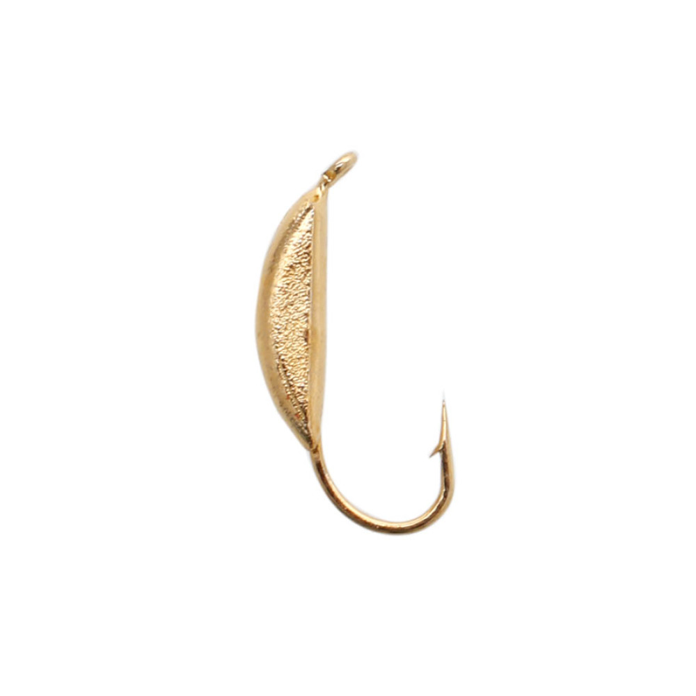 Мормишка вольфрамова Flagman Супер банан d=2.5мм золото, P2625-1