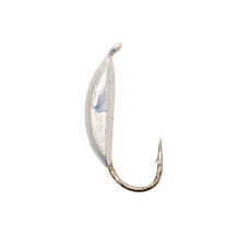 Мормишка вольфрамова Flagman Супер банан d=2.5мм срібло, P2625-2 