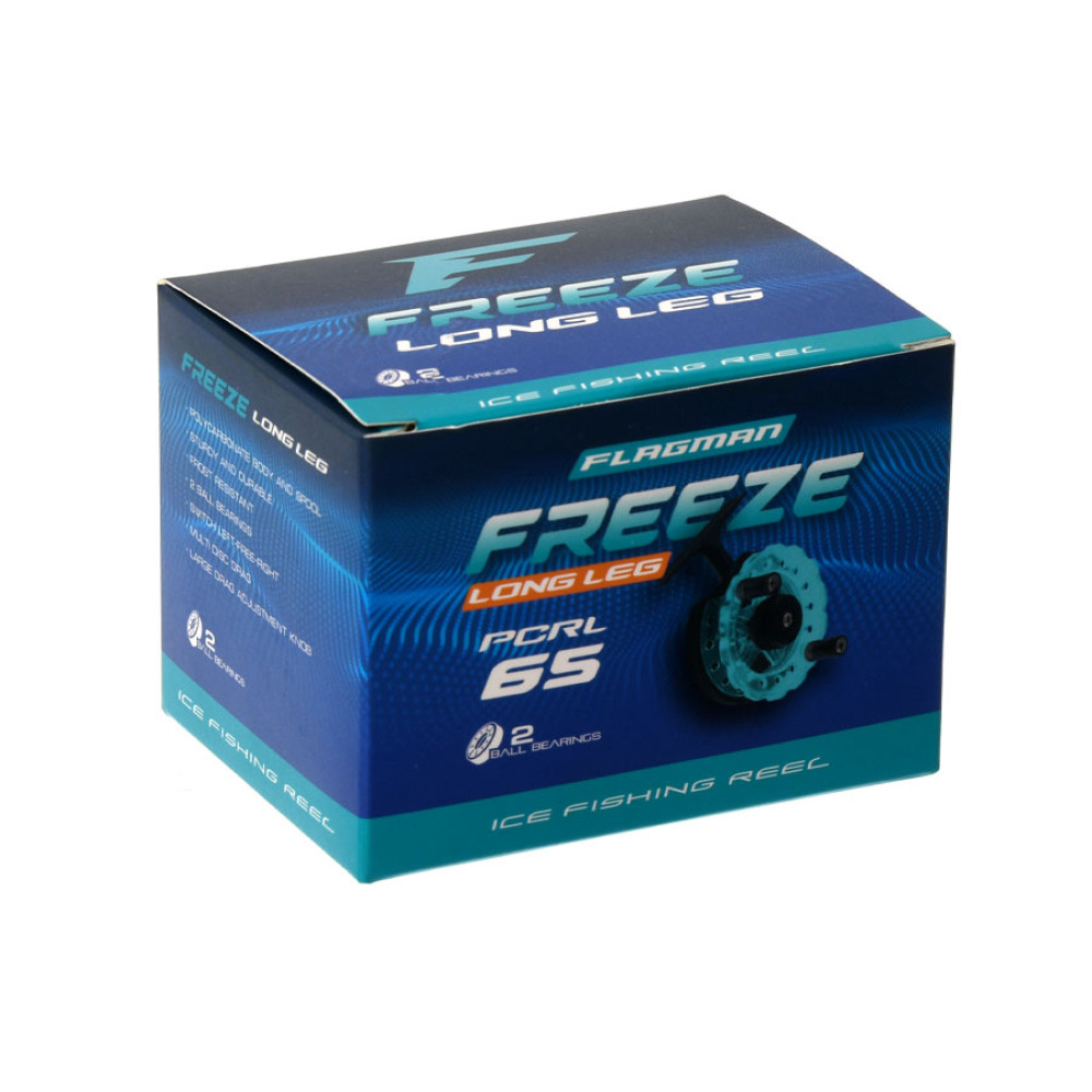 Котушка полікорбонатна Flagman Freeze Long Leg PCRL 65, 65mm, 2bb