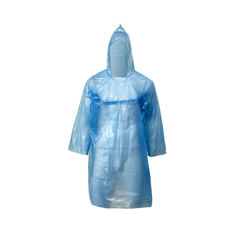 Плащ-пончо універсальний з рукавами синій XXXL , PP-BL-3XL