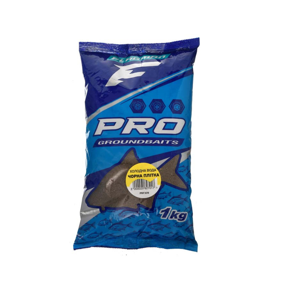Прикормка Flagman Pro Холодна Вода Чорна Плітка