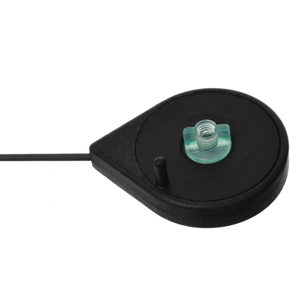 Вудлище зимове "балалайка" піна-спорт, карбон.хлист, лавсанові вставки, сіра, USP-BL