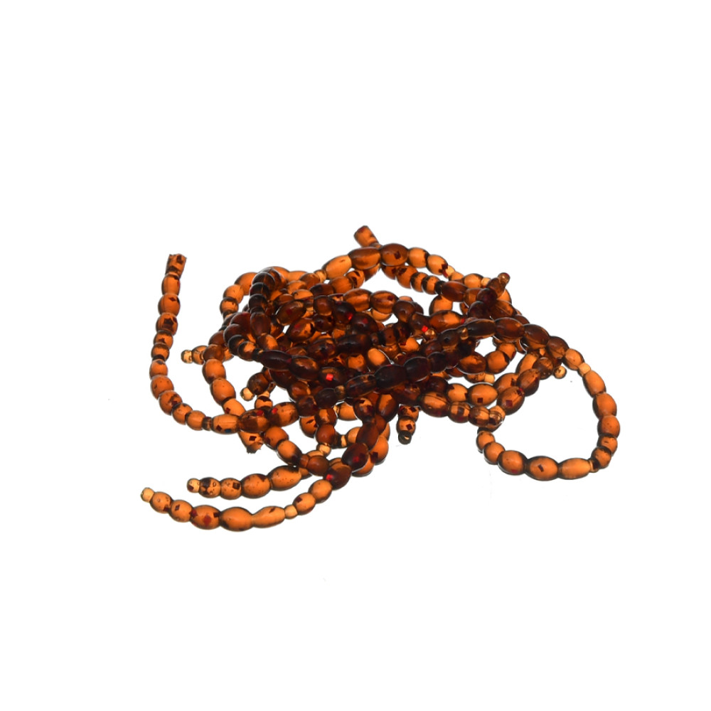 Мотиль силіконовий Flagman Blood Worm Motor Oil-77 size L 50pcs , FBDWM-L